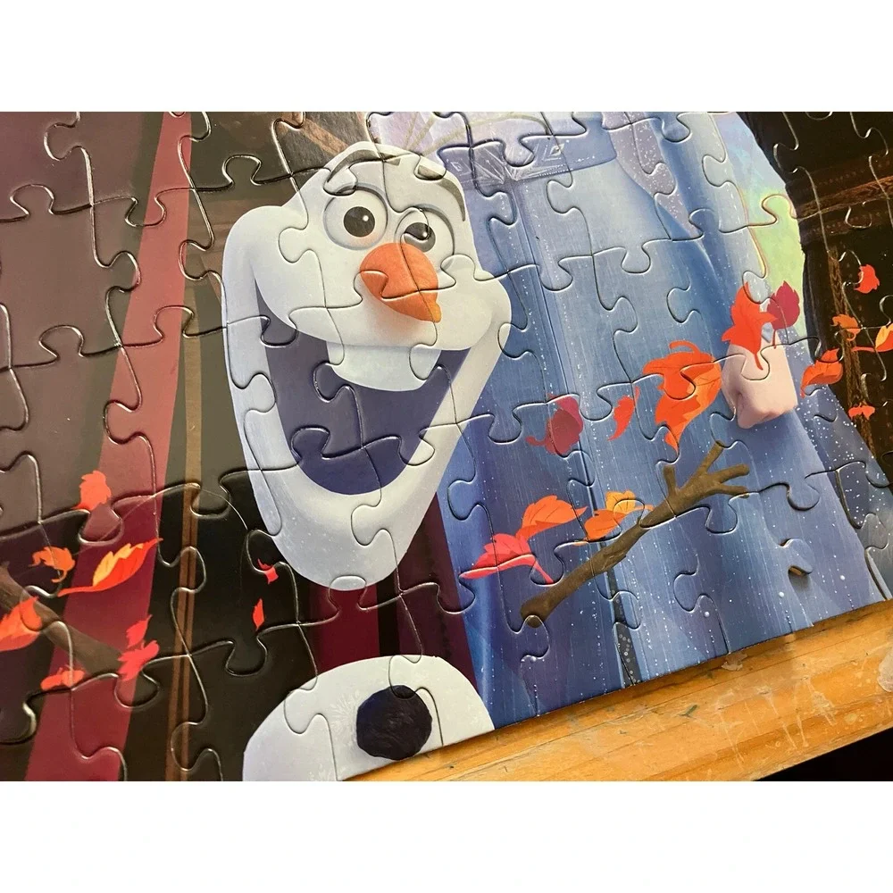 Disney Frozen 2 Movie ~199 Piece Metallic Foil Puzzle ELSA, ANNA, Kristoff